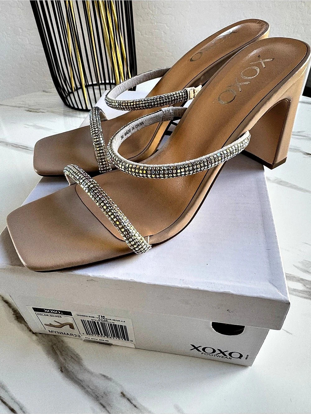 XOXO Rhinestone Heels - Picture 6 of 16